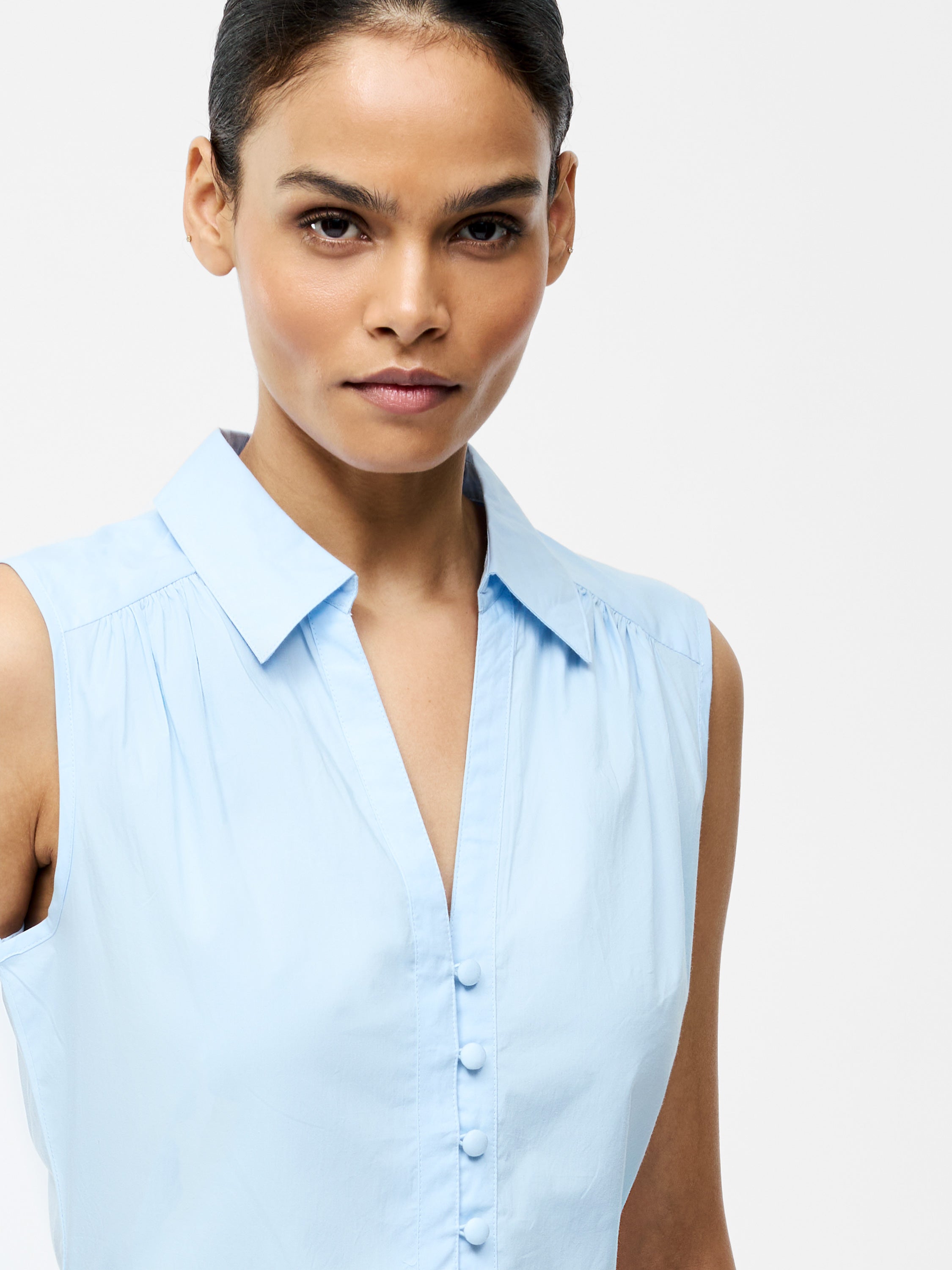 Sleeveless Smock Dress