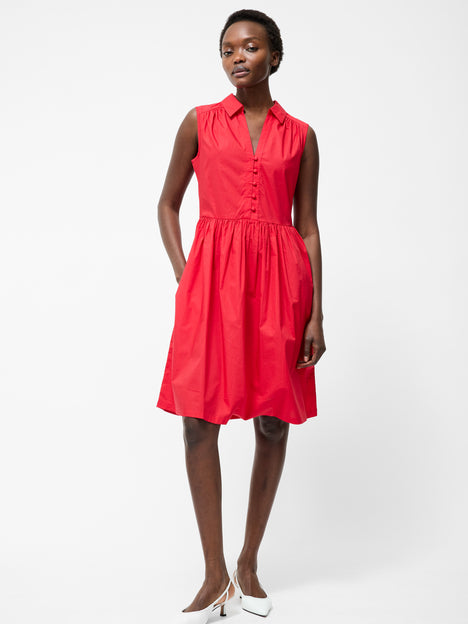 Sleeveless Smock Dress