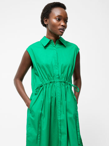 Poplin Tie Sleeveless Dress