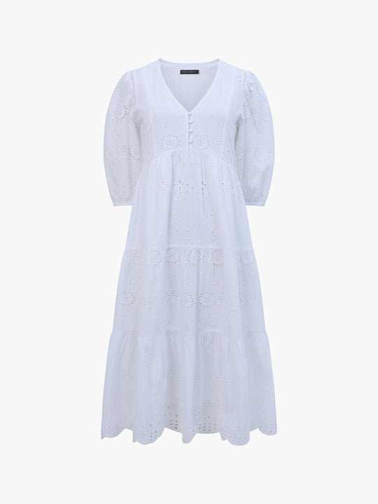 Broderie Anglaise Tiered Dress