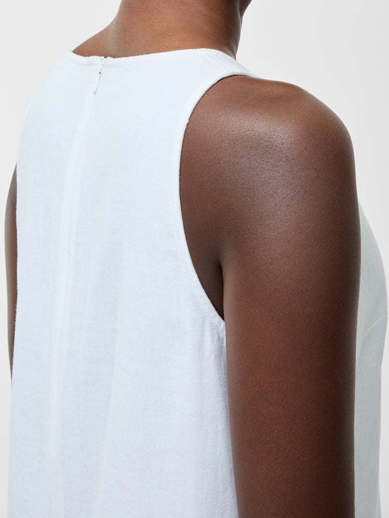 Linen Mix Shift Dress
