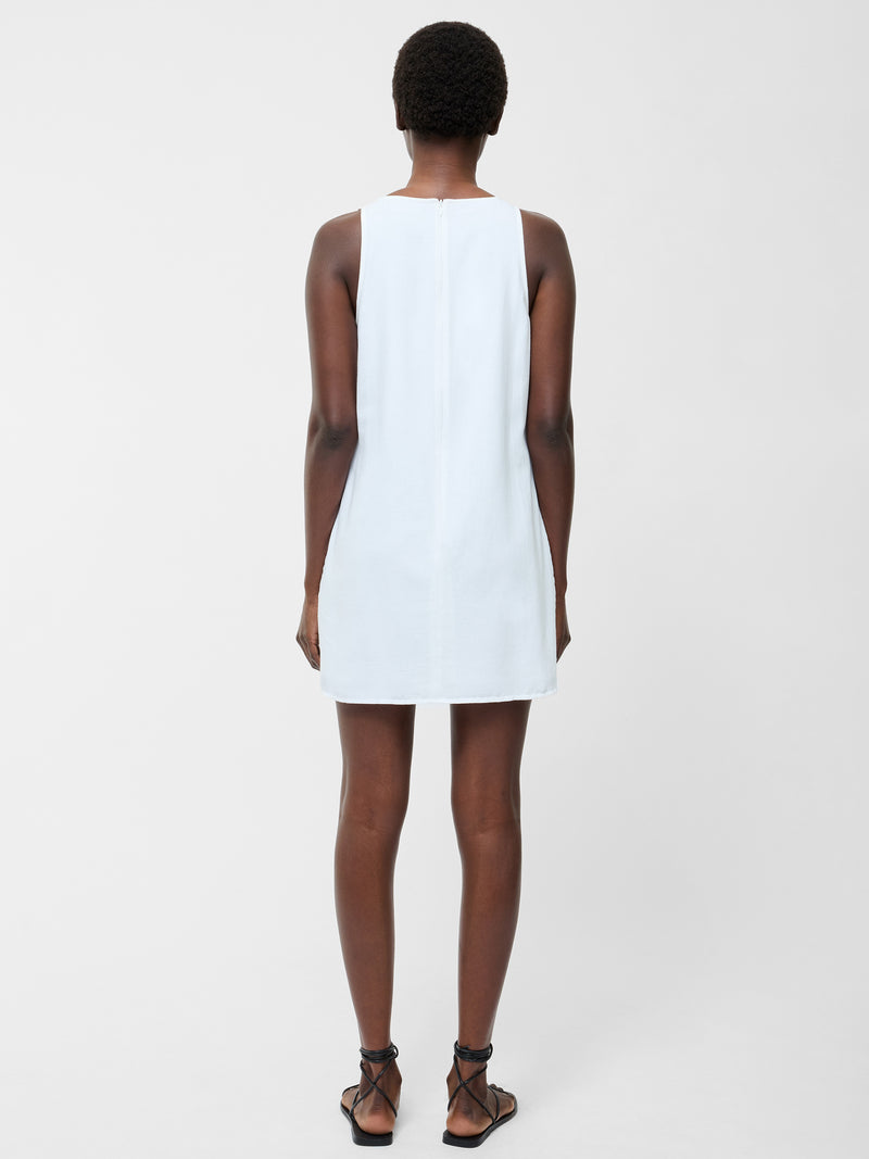 Linen Mix Shift Dress