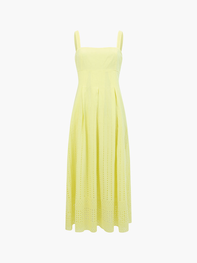 Broderie Strap Dress