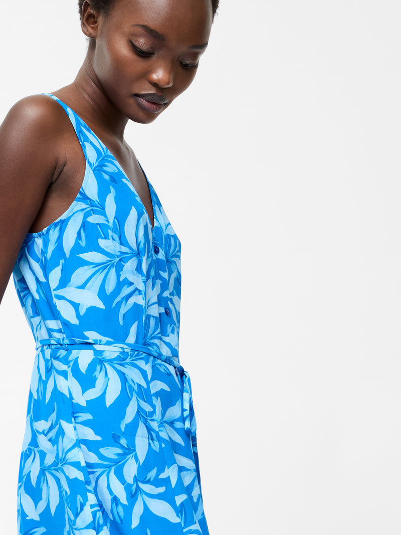 Avalina V Neck Sleeveless Midi Dress