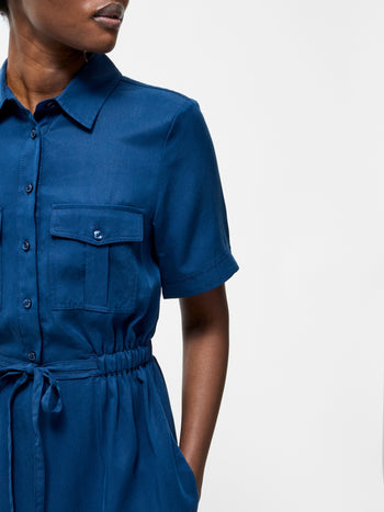 Pocket Shirt Dress