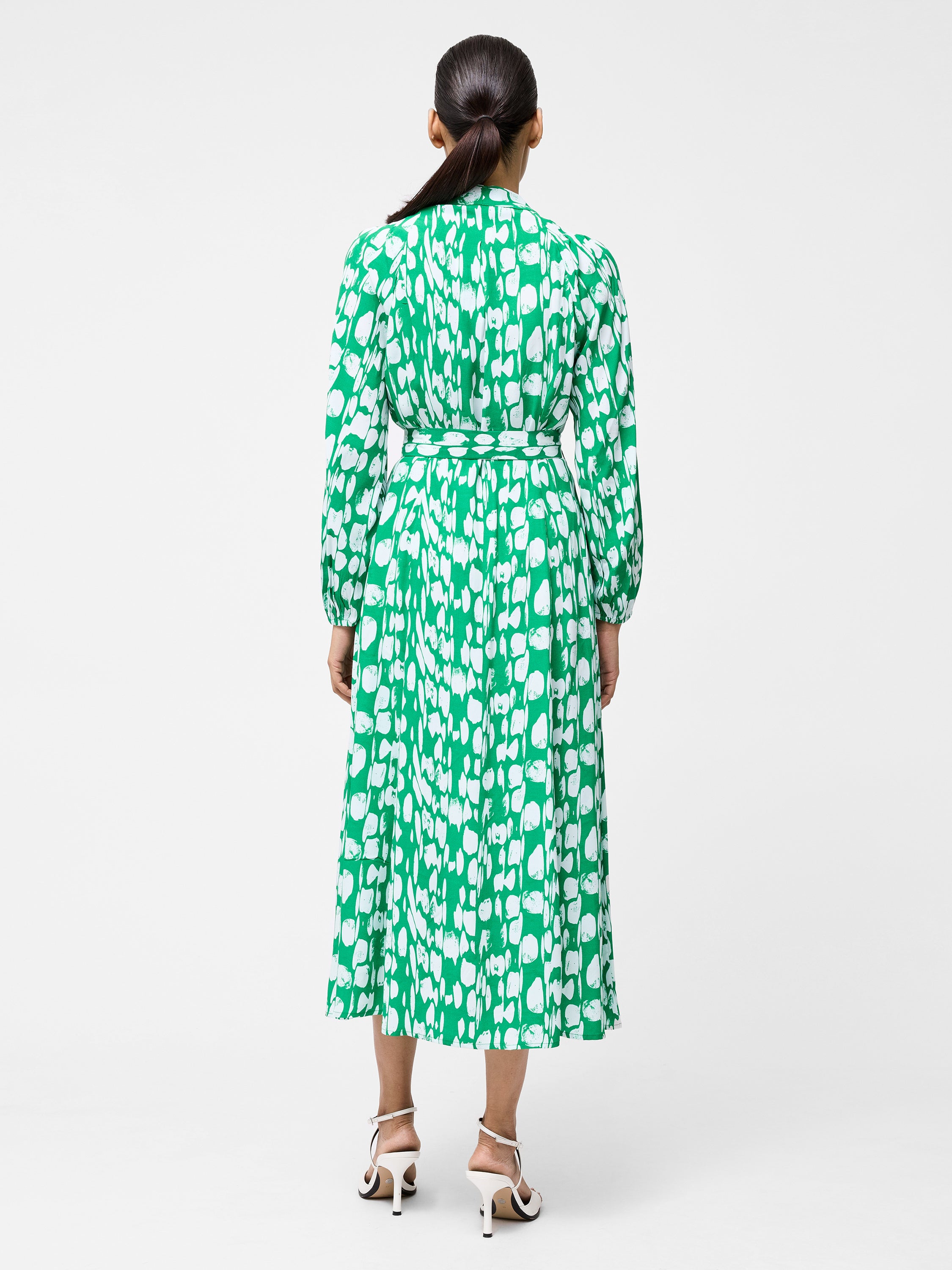 Islanna Long Sleeve Belted Midi Dress
