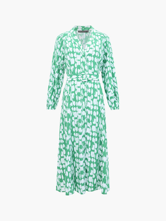 Islanna Long Sleeve Belted Midi Dress