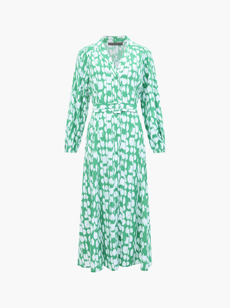 Islanna Long Sleeve Belted Midi Dress