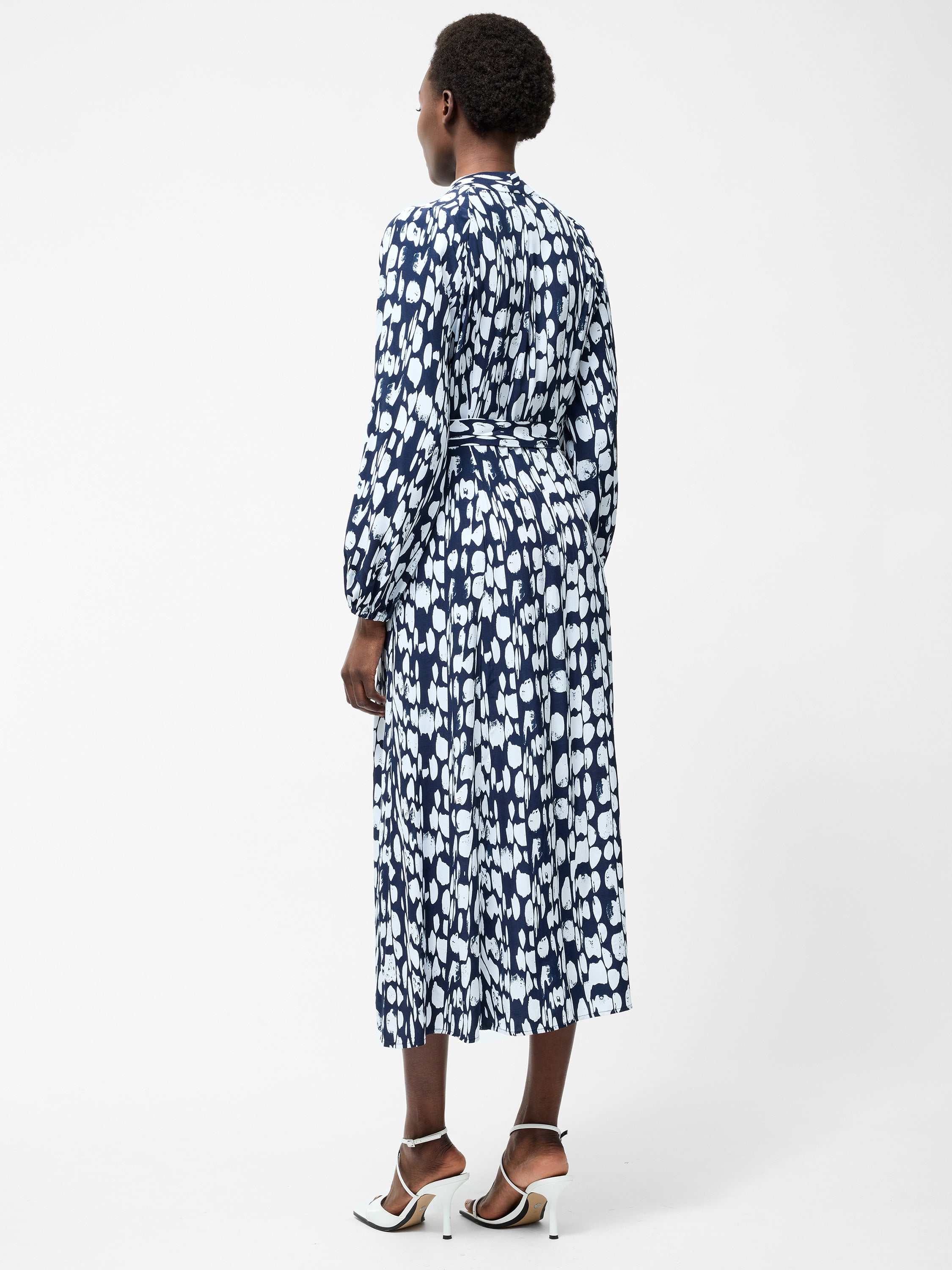 Islanna Long Sleeve Belted Midi Dress