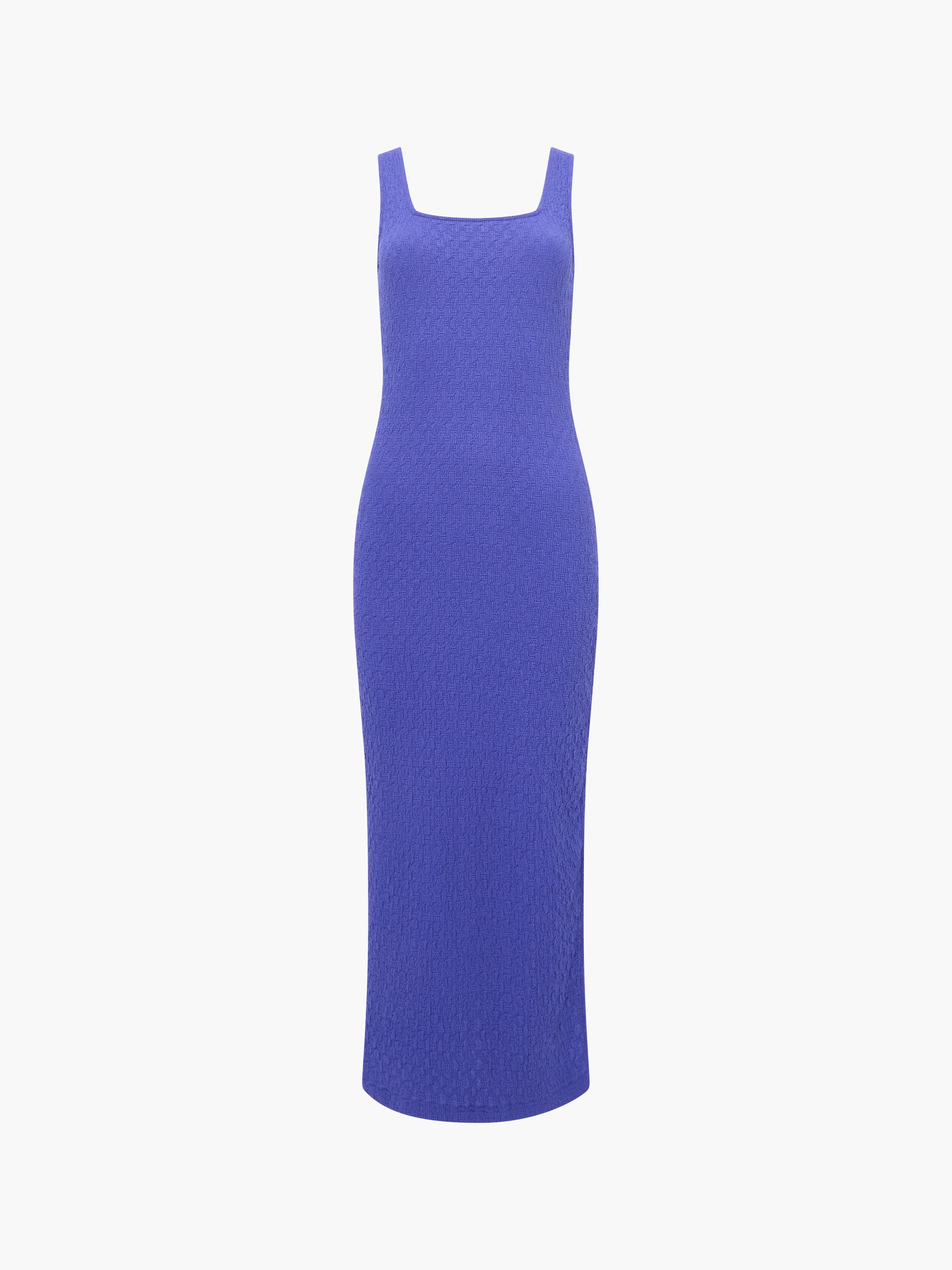 Textured Square Neck Maxi Dress