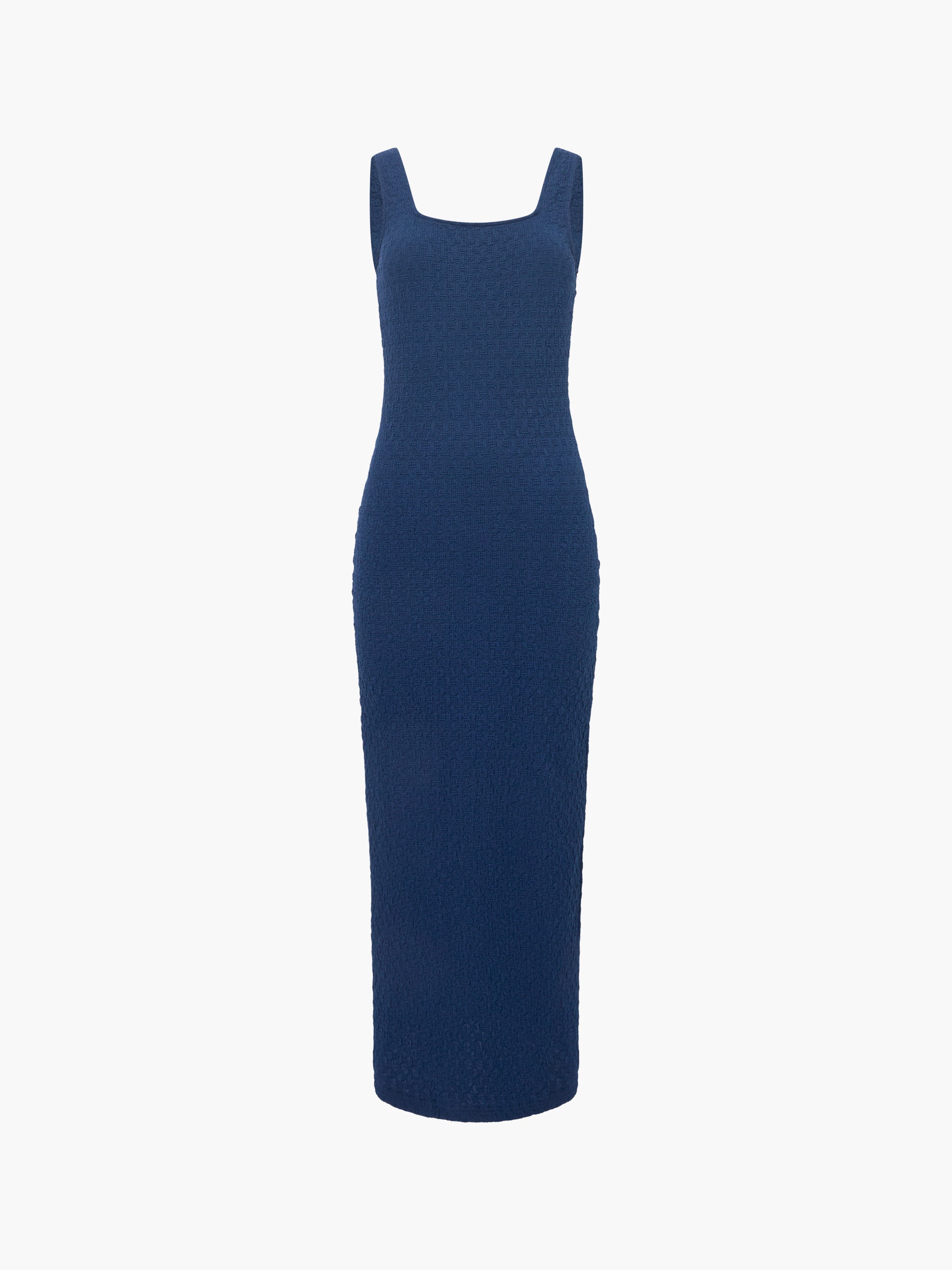 Textured Square Neck Maxi Dress