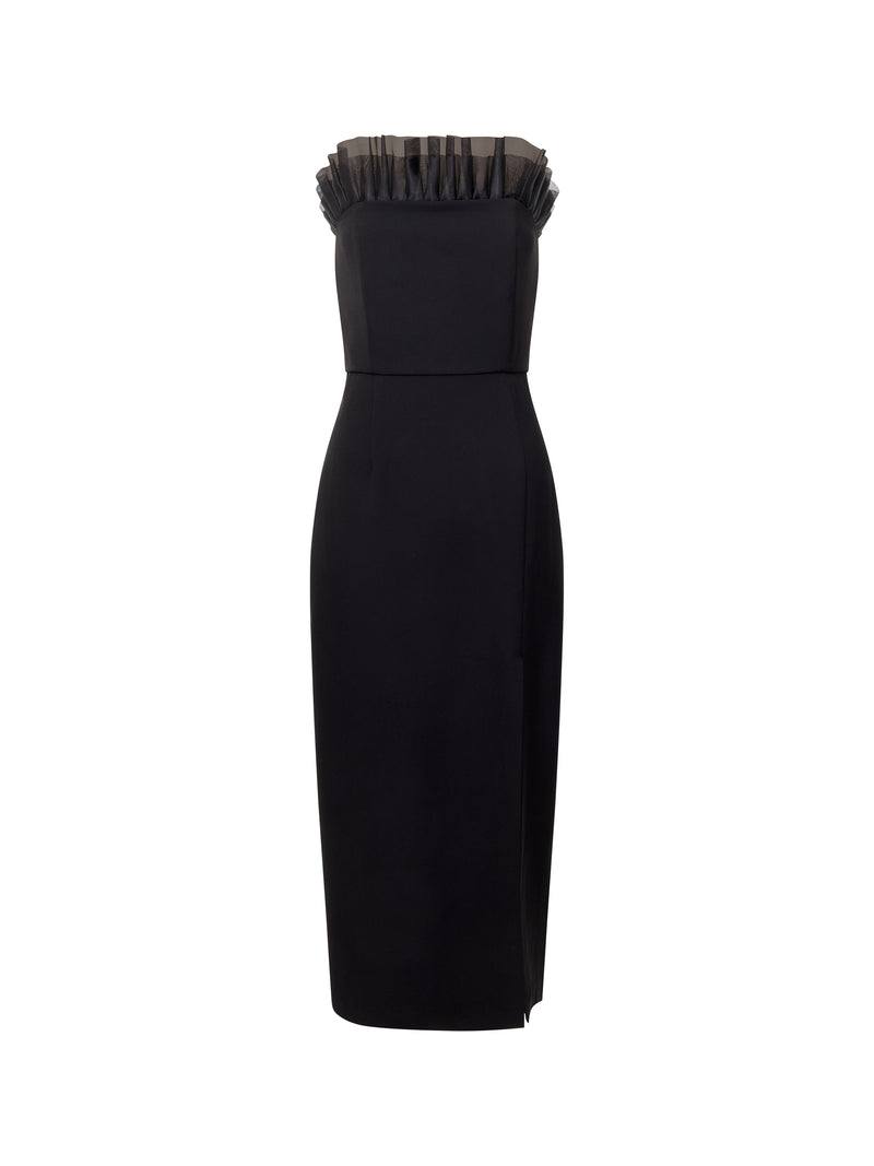 Organza Mix Frill Dress