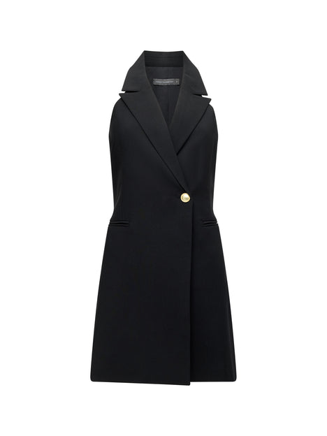 Halterneck Blazer Mini Dress