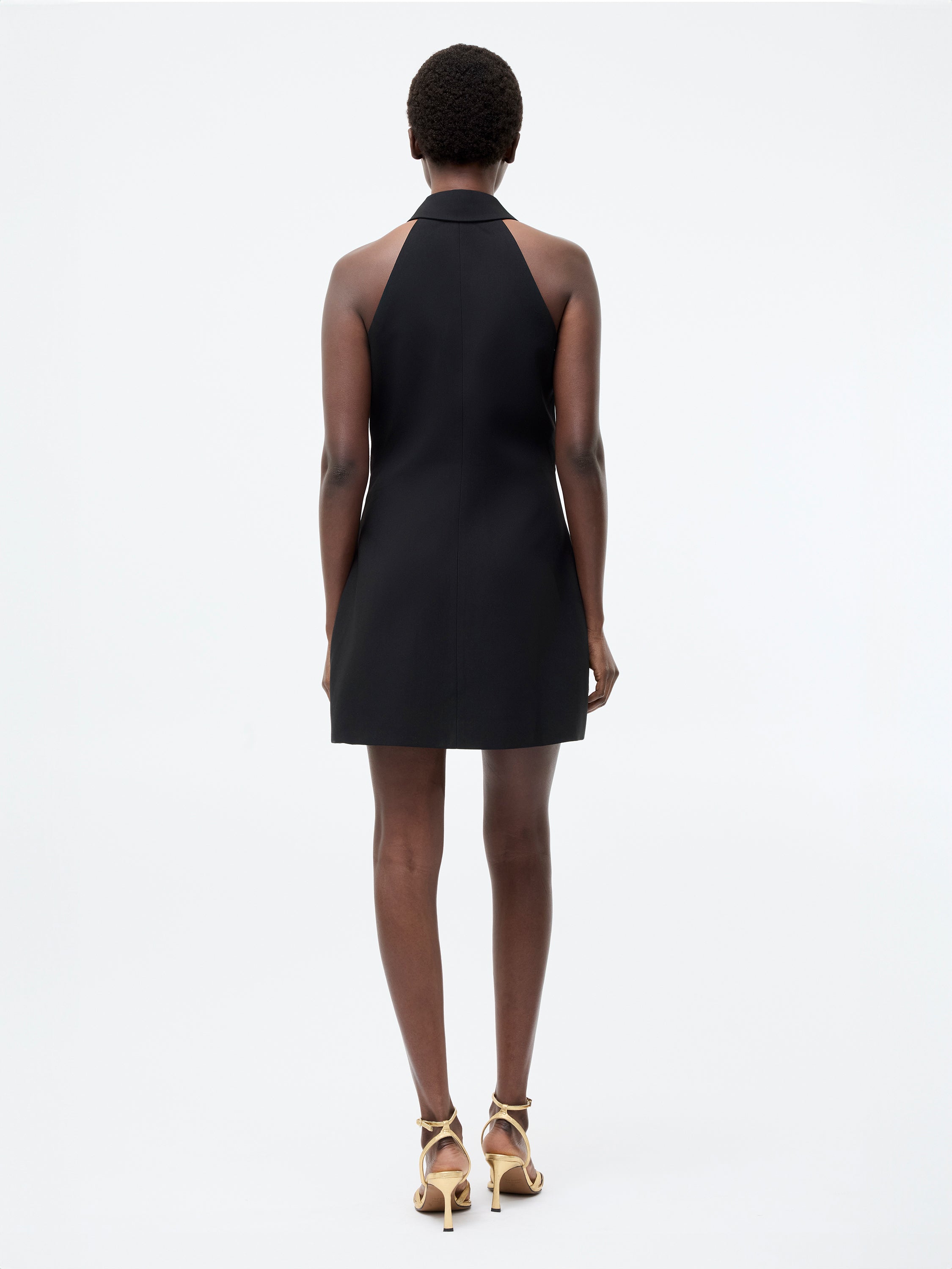 Halter Blazer Dress
