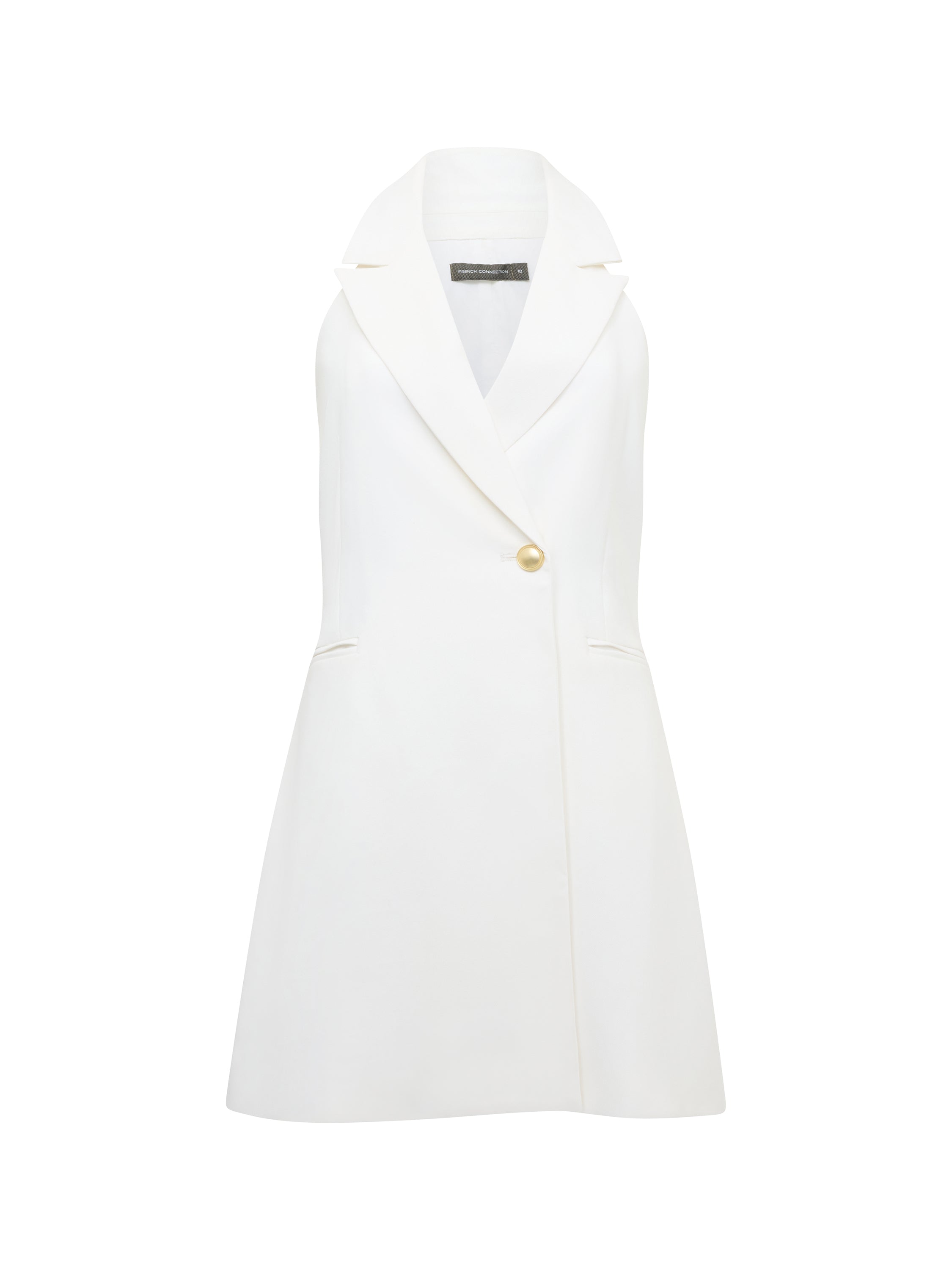 Halterneck Blazer Mini Dress