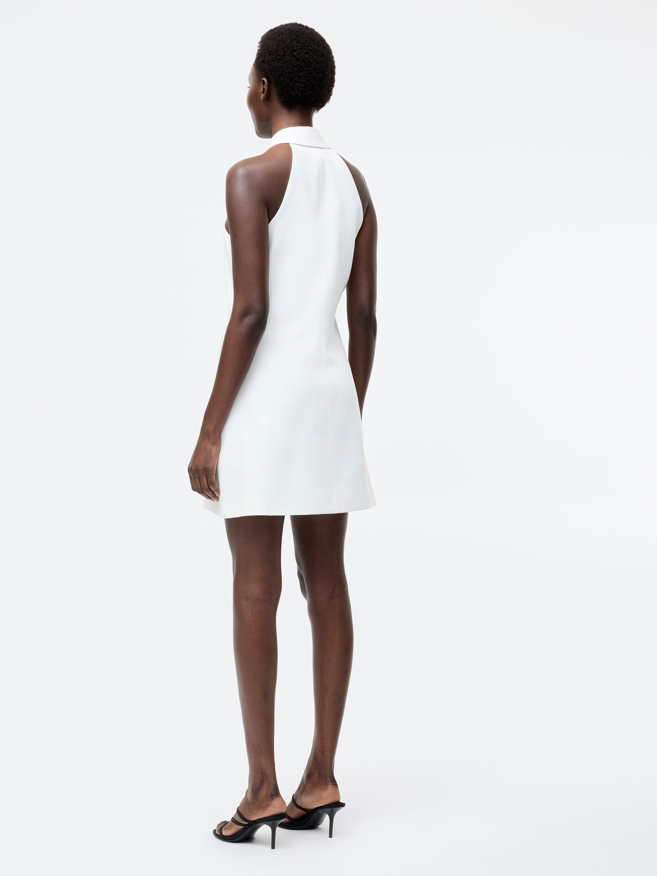 Halterneck Blazer Mini Dress