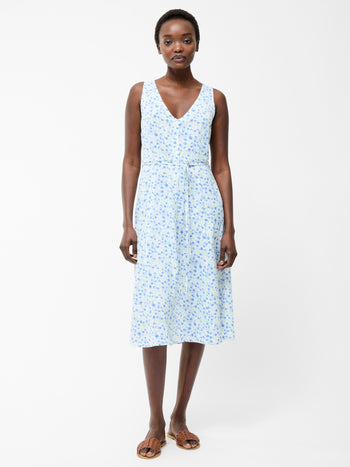 Camille V-Neck Sleeveless Dress