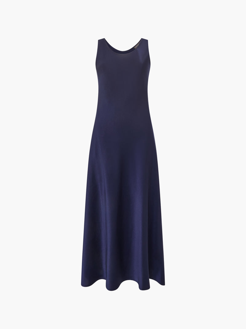 Scoop Satin Slip Dress