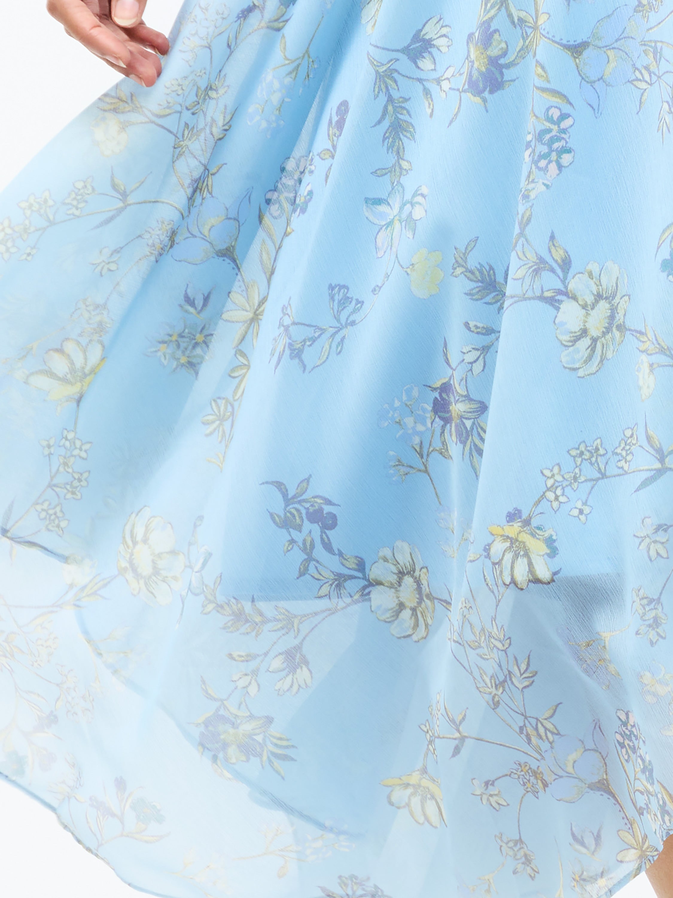Diana Gathered Flowing Dress