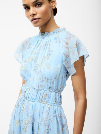 Diana Gathered Flowing Dress