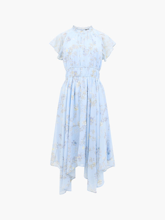 Diana Gathered Flowing Dress