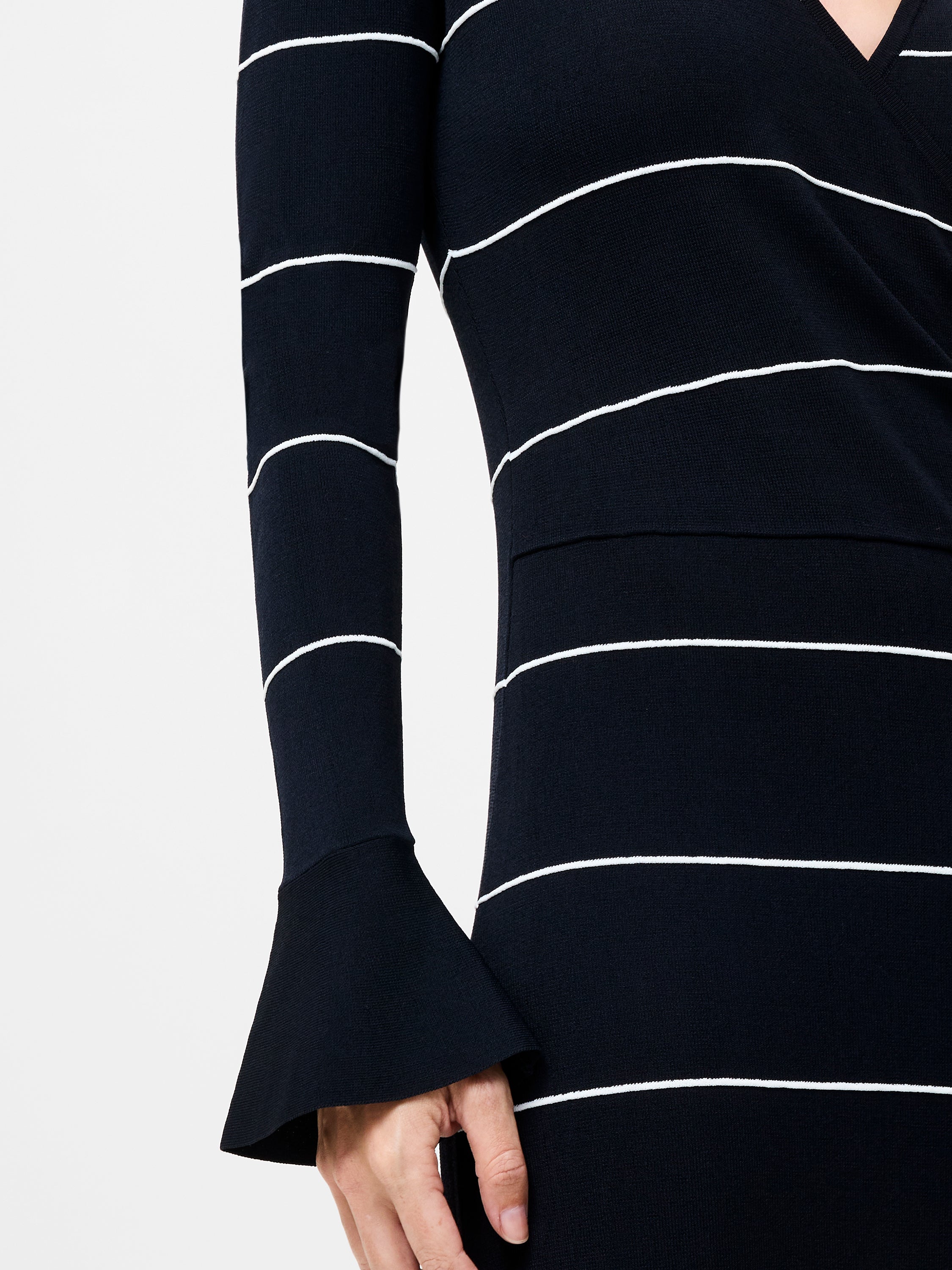 Ottie Knitted Stripe Maxi Dress