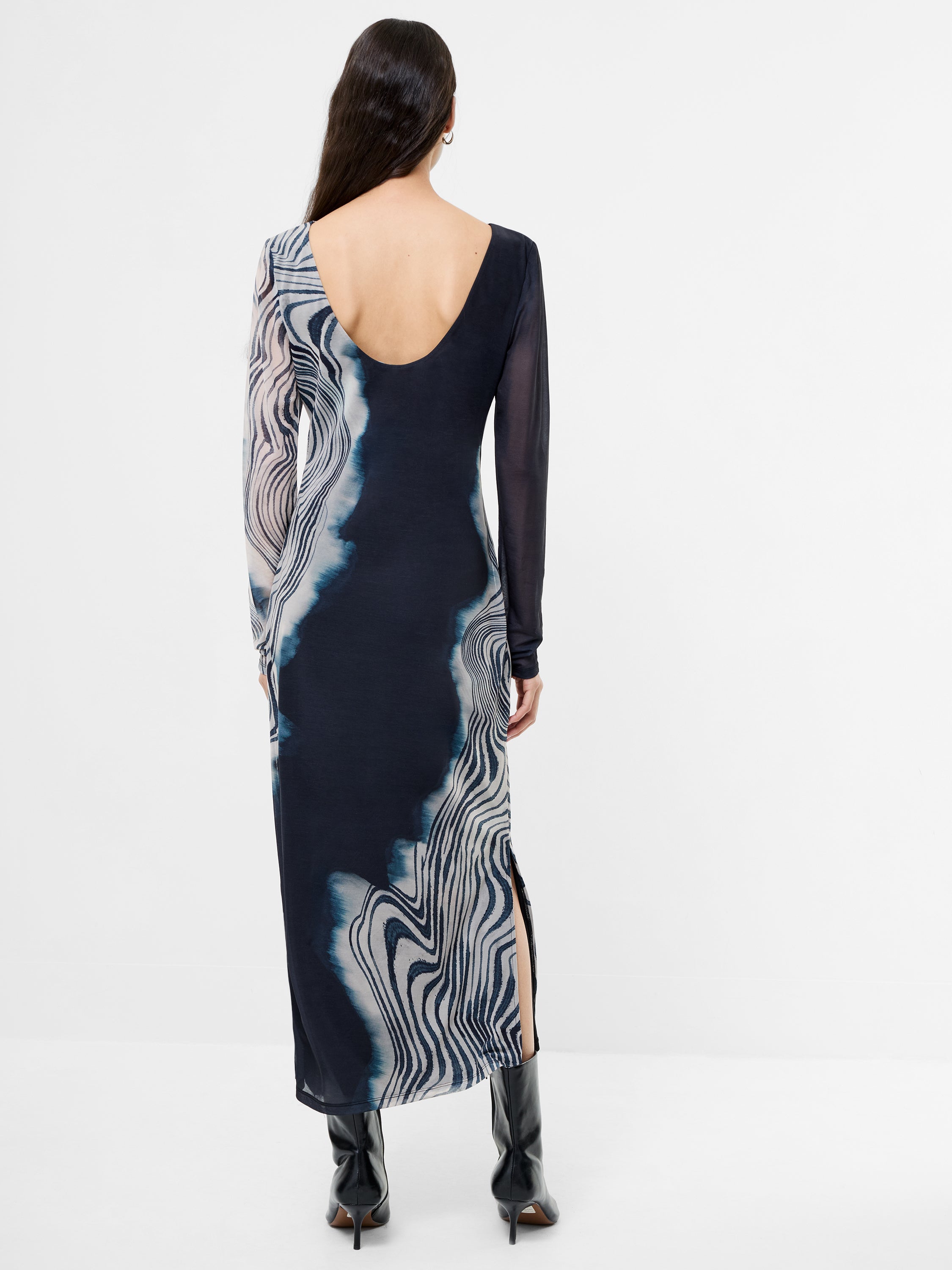 Celeste Shuri Mesh Midi Dress