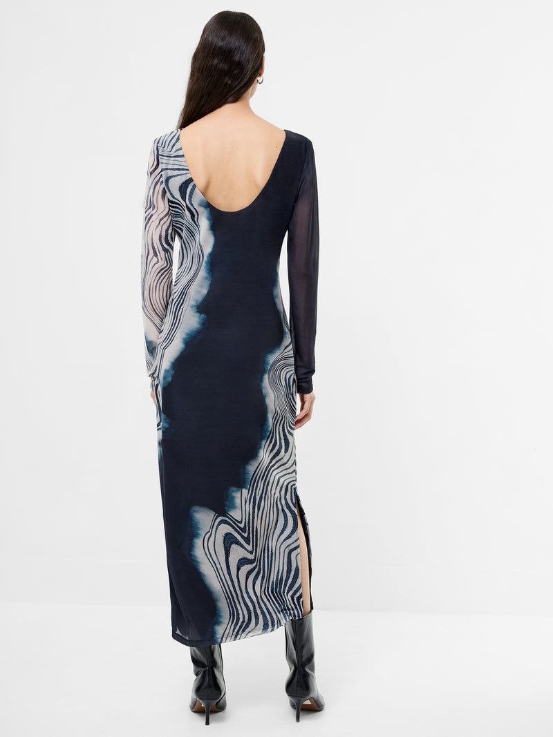 Celeste Shuri Mesh Midi Dress