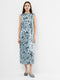 Cassie Emile Crinkle Midi Dress