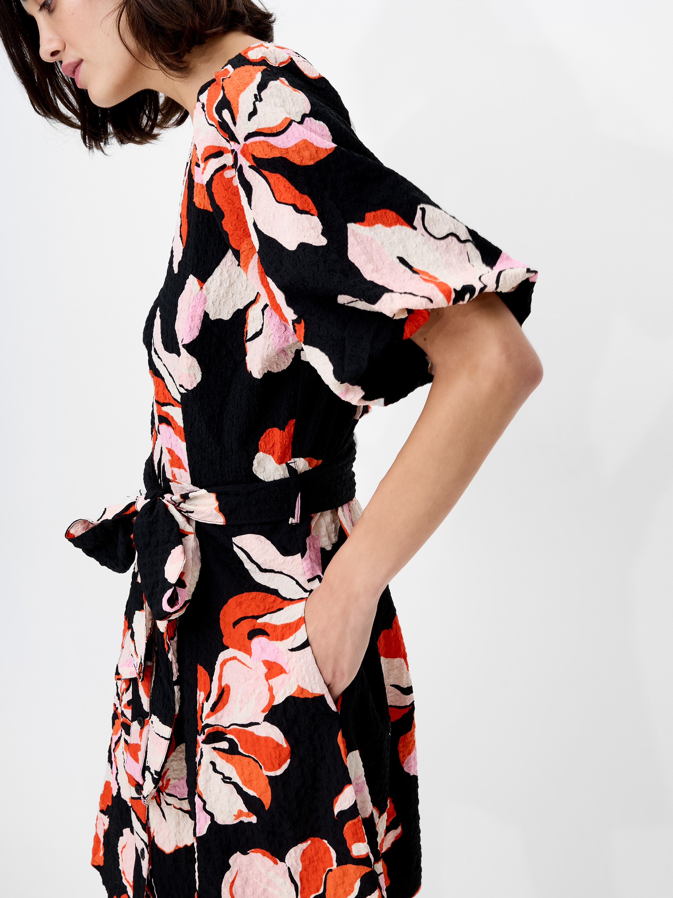 Milani Rhian Puff Sleeve Mini Dress