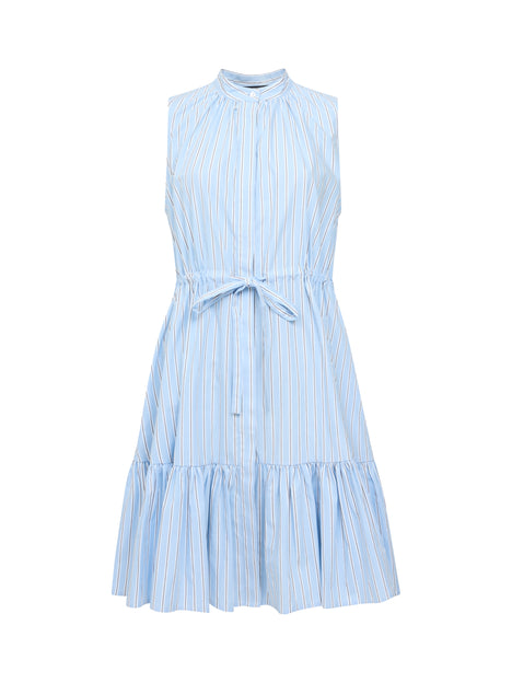 Cambria Cotton Striped Sleeveless Dress