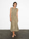 Celina Cupro Sleeveless Cargo Belted Dress