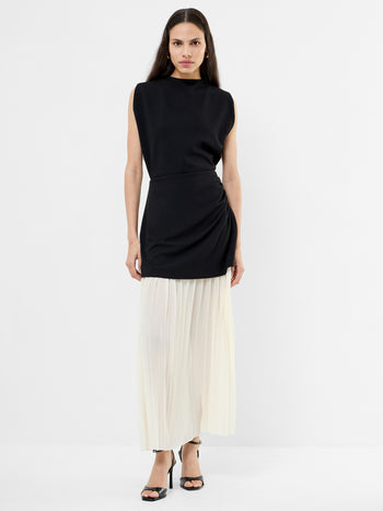 Zion Pleated Skirt Dress
