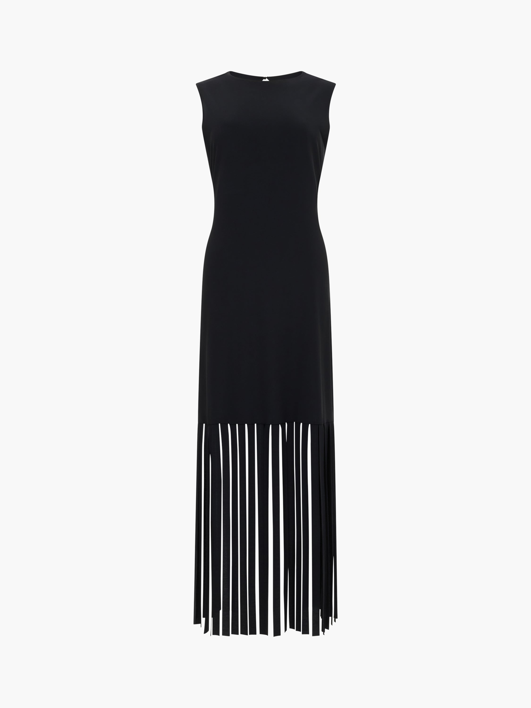 Samira Fringe Jersey Maxi Dress