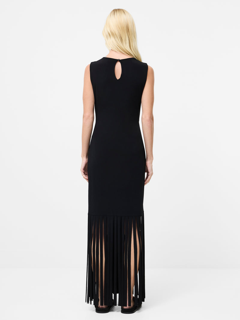 Samira Fringe Jersey Maxi Dress