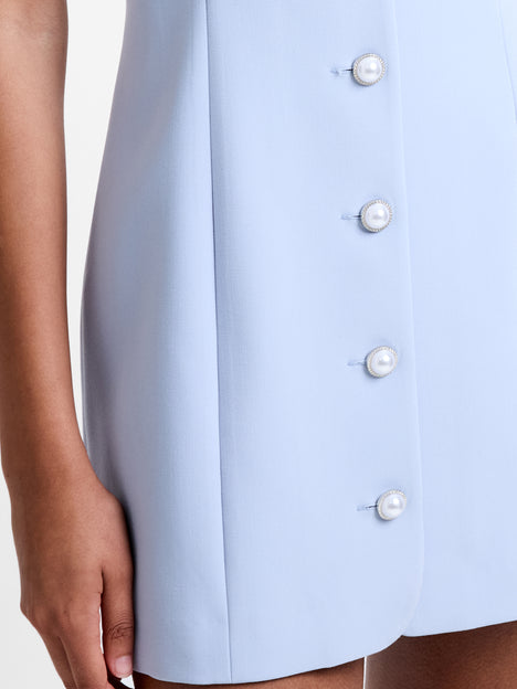 Azra Twill Button Down Mini Dress