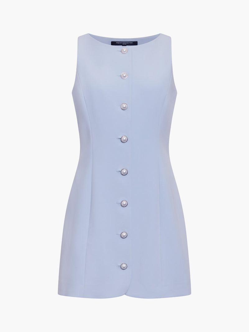 Azra Twill Button Down Mini Dress