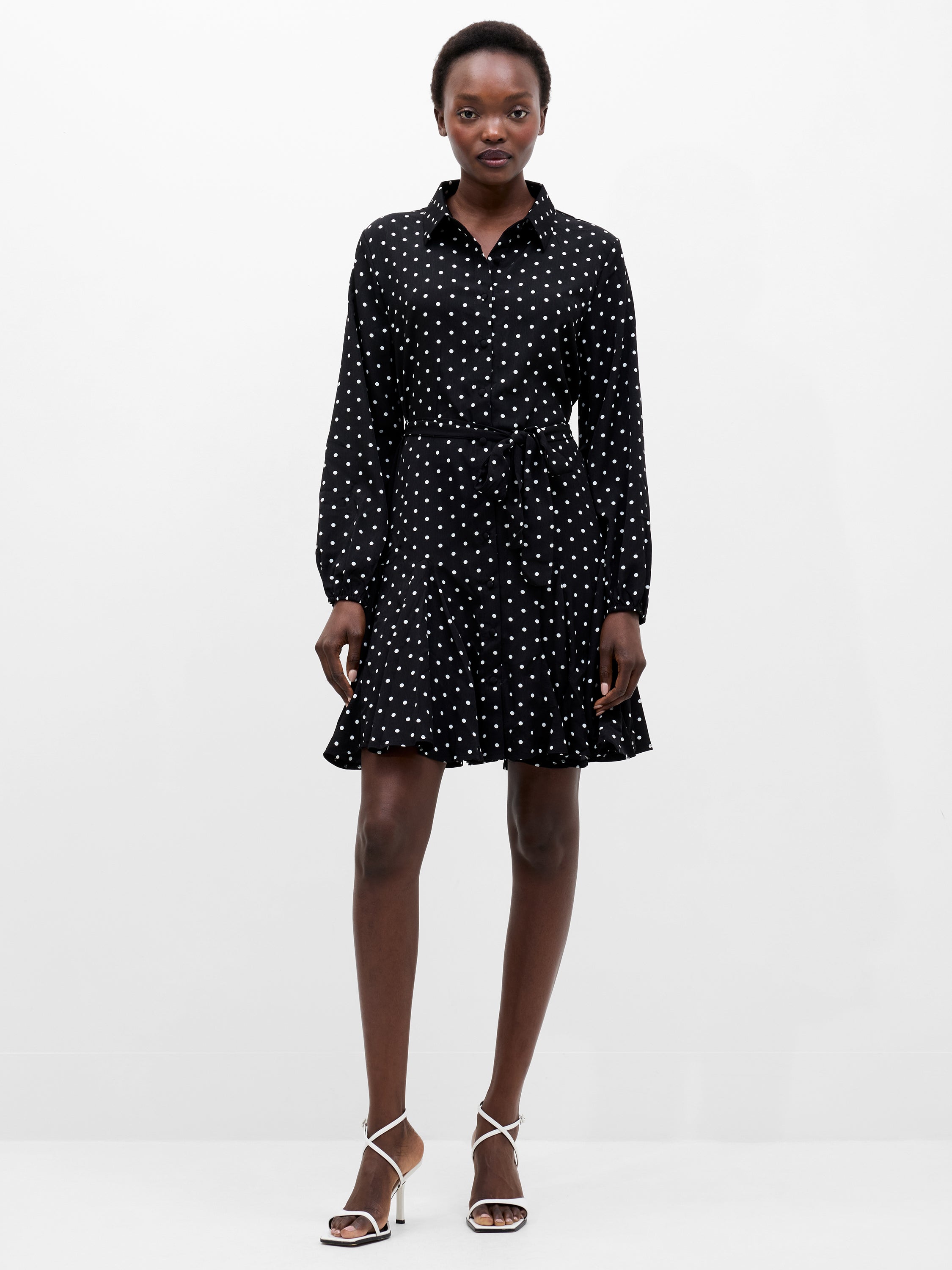 french connection polka dot midi dress Polka Dot Eco Midi Dress