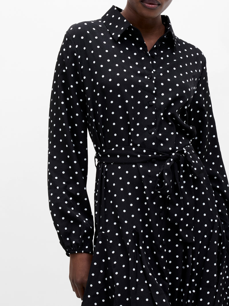 Polka Dot Swing Dress