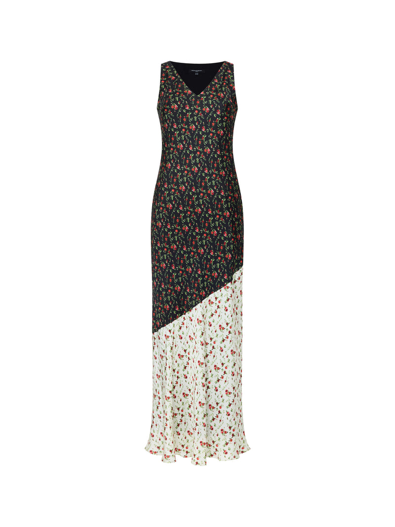 Julia Ditsy Bloom Two Tone Dress