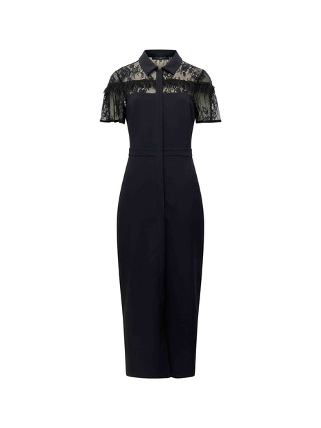 Miles Lace Mix Shirt Dress