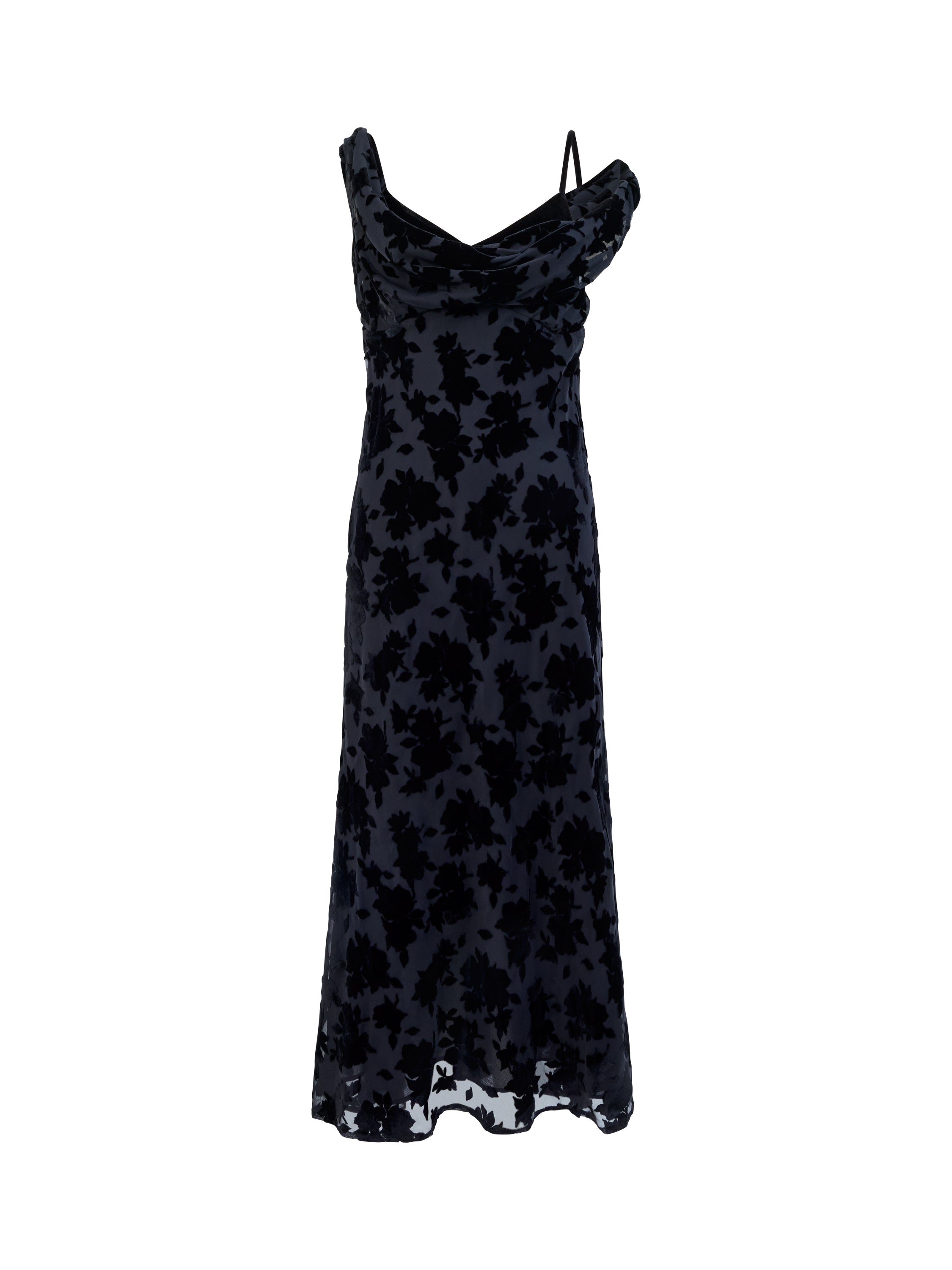 Kara Devore Twisted Midi Dress