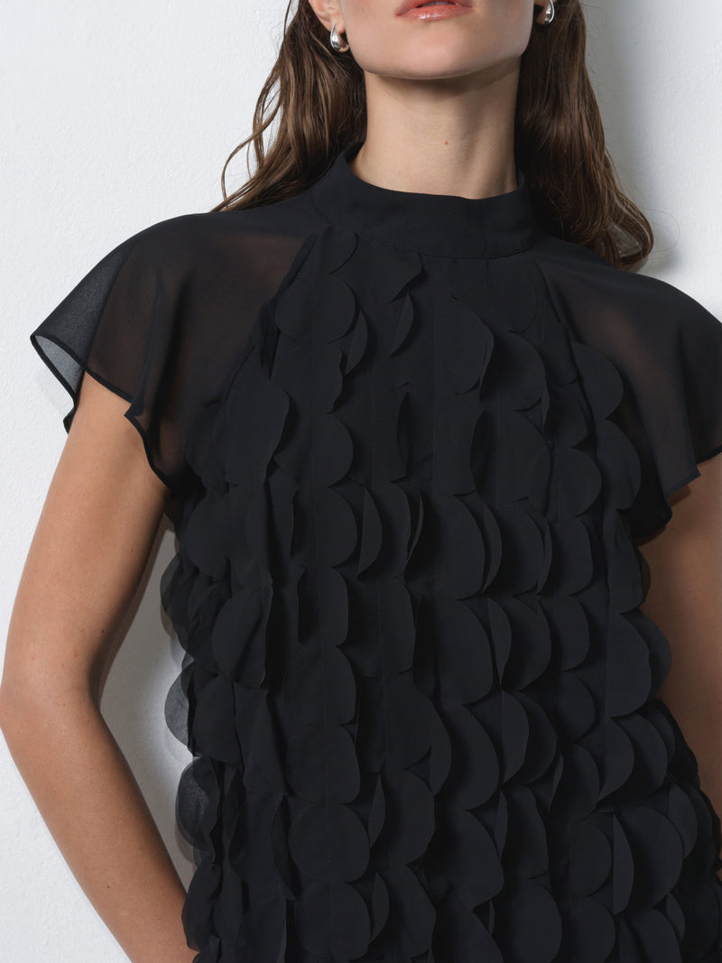 Diane Georgette Mini Dress