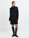 Babysoft Roll Neck Ribbed Knit Dress
