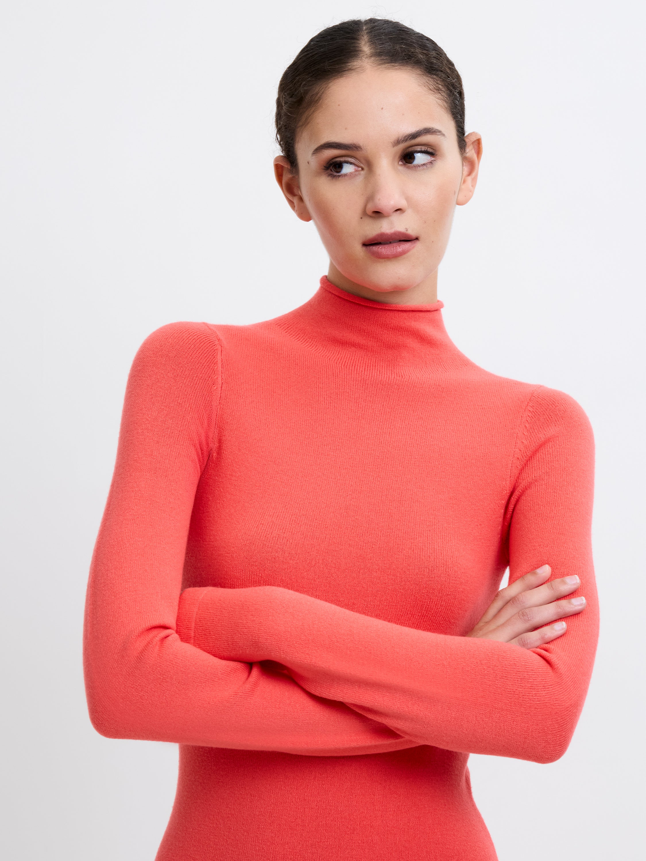 Babysoft Mock Neck Dress