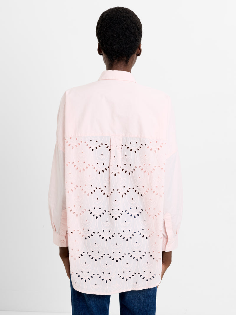 Appelona Broderie Anglaise Popover Shirt