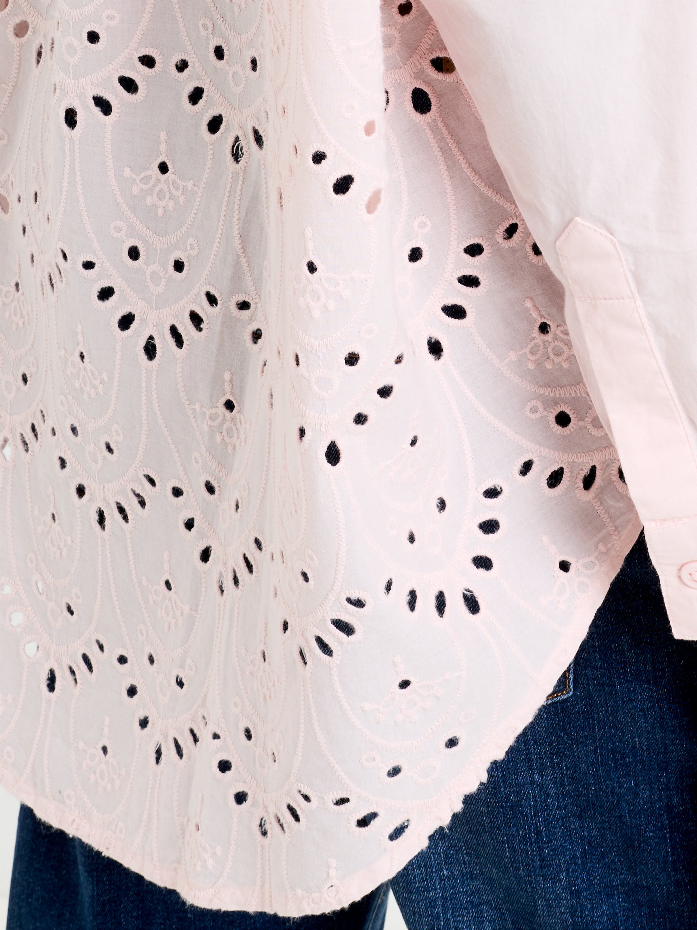 Appelona Broderie Anglaise Popover Shirt