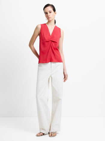 Mila Georgette Front Twist Top