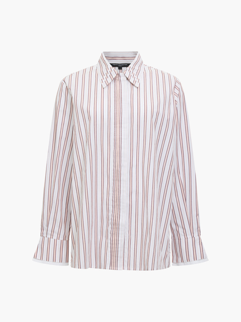 Cambria Cotton Pintuck Stripe Shirt