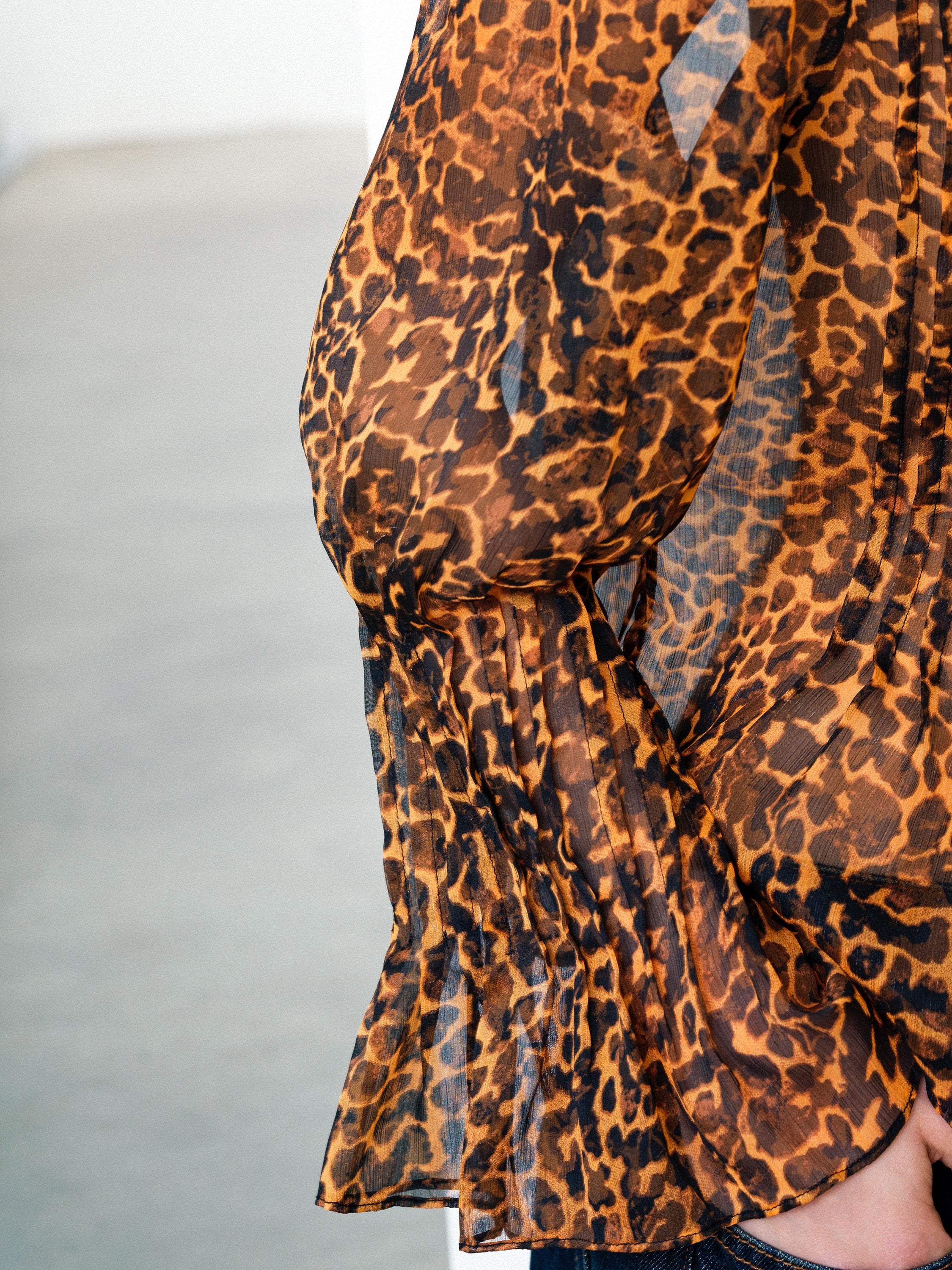 Lottie Emina Chiffon Peplum Blouse